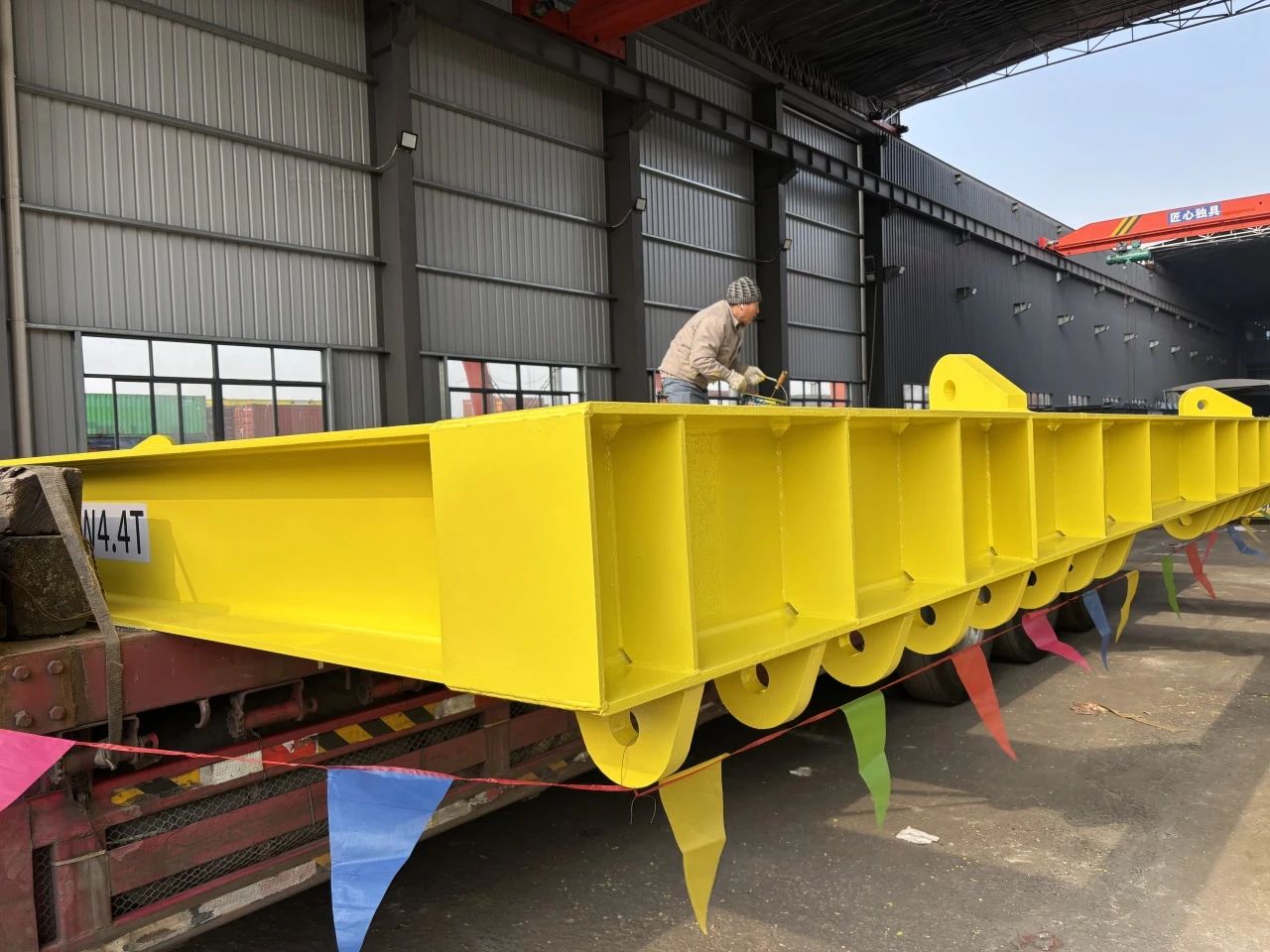 Port Star Rigging is continuously engaged in production and delivery - 80T lifting beams